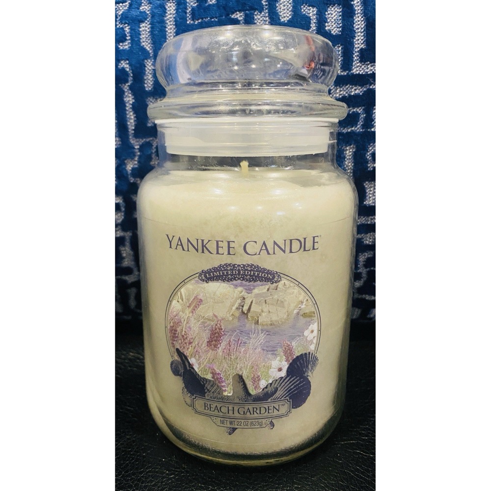Discontinued Yankee Candle BEACH GARDEN Large Jar 22oz – HTF New RARE FAST SHIP